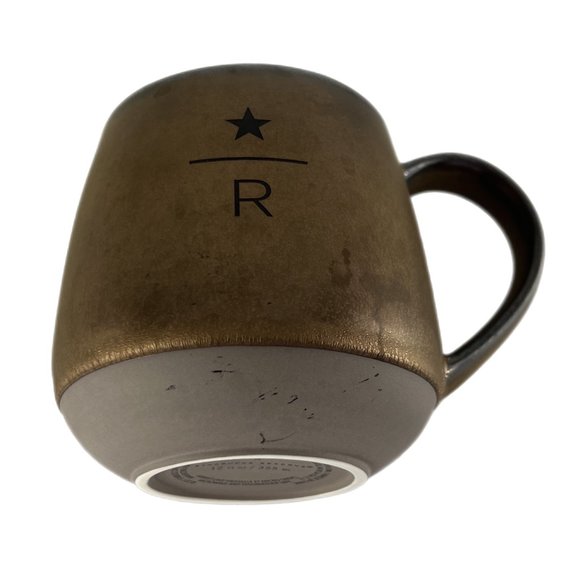RARE Collectible 2017 Starbucks Reserve Bronze/Metallic 12 Oz Cup, Slight Damage - Picture 4 of 5